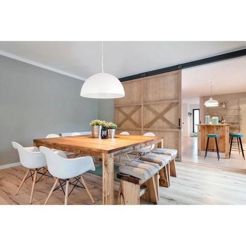 ELS BANYS Suspension Zenit - Métal - Blanc - Photo n°2; ?>