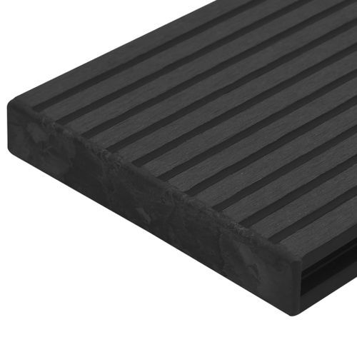 Embouts de terrasse 10 pcs Noir Plastique - Photo n°3; ?>