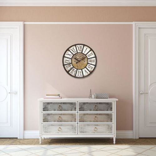 EMOTION Horloge Charme Industriel 60 Cm 6 EMOTION Horloge Charme industriel 60 cm - Photo n°2; ?>