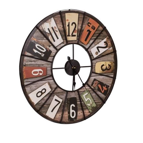 EMOTION Horloge Loft color 60 cm - Photo n°2; ?>