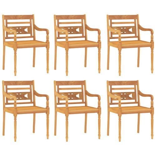 Ensemble à manger de jardin 7 pcs Bois de teck solide - Photo n°3; ?>