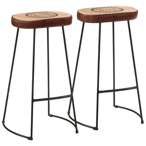 Ensemble de bar 3 pcs bois de manguier brut massif et métal - Photo n°2; ?>