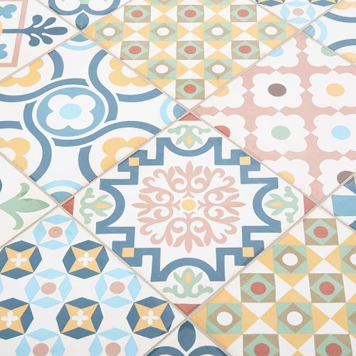 Ensemble de bar d'extérieur 3 pcs Carreau mosaïque et acacia - Photo n°2; ?>