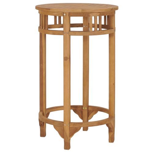 Ensemble de bar de jardin 3 pcs Bois de teck solide - Photo n°2; ?>