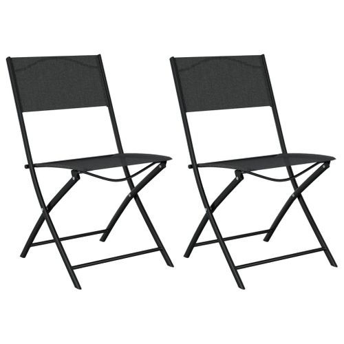 Ensemble de bistro 3 pcs Acier Noir 2 - Photo n°2; ?>