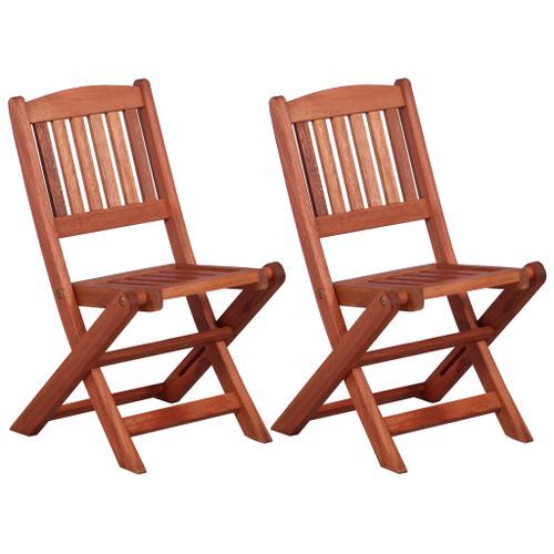 Ensemble de bistro 3 pcs pour enfants Bois d'eucalyptus solide - Photo n°3; ?>