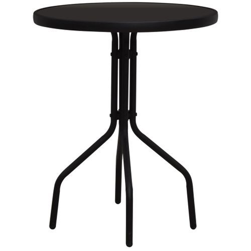 Ensemble de bistro 3 pcs Rotin PVC Noir - Photo n°2; ?>