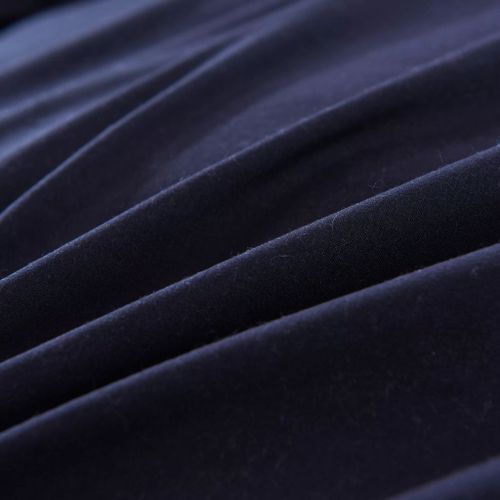 Ensemble de housse de couette Noir 155x220/80x80 cm - Photo n°2; ?>