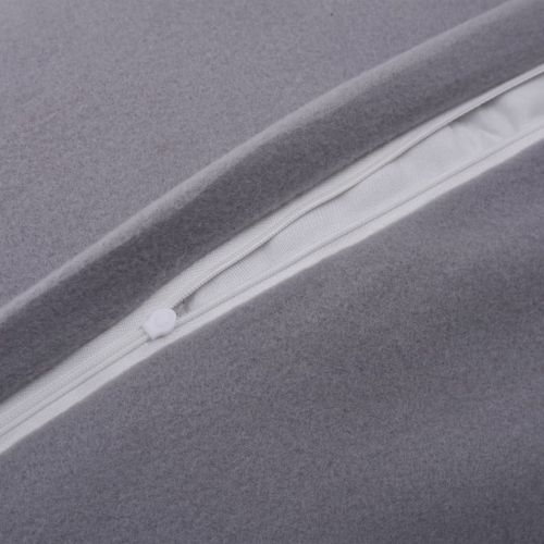 Ensemble De Literie 4 Pcs Molleton Gris 140x200/60x70 Cm 8 Ensemble de literie 4 pcs Molleton Gris 140x200/60x70 cm - Photo n°2; ?>