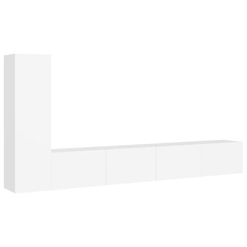 Ensemble de meuble TV 3 pcs Blanc 6 - Photo n°2; ?>