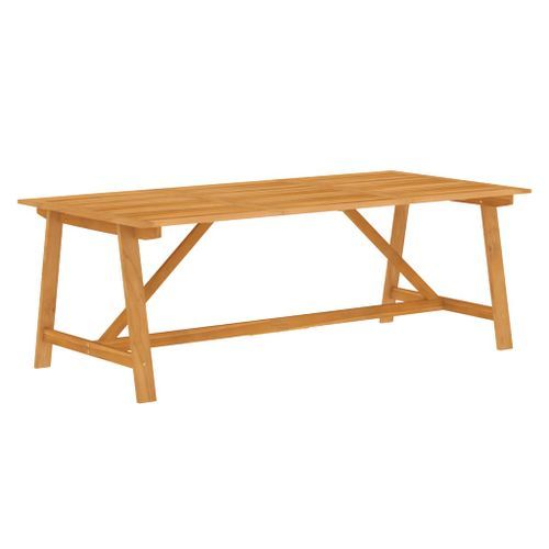 Ensemble de salle à manger de jardin 7 pcs Bois d'acacia solide - Photo n°3; ?>