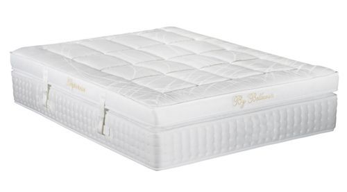 Ensemble hôtelier matelas ferme 33 cm à mémoire de forme et sommier 30 cm en bois Empereur - Photo n°3; ?>