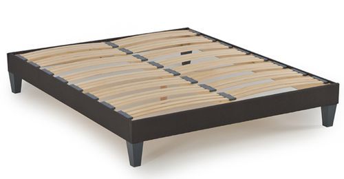 Ensemble matelas ferme 31 cm à mémoire de forme et sommier 30 cm en bois Castellane - Photo n°3; ?>