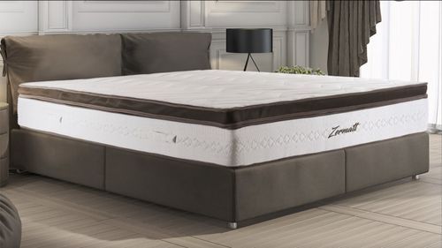 Ensemble matelas ferme 31 cm à mémoire de forme et sommier 30 cm Zermatt – Pour hôtels haut de gamme - Photo n°2; ?>