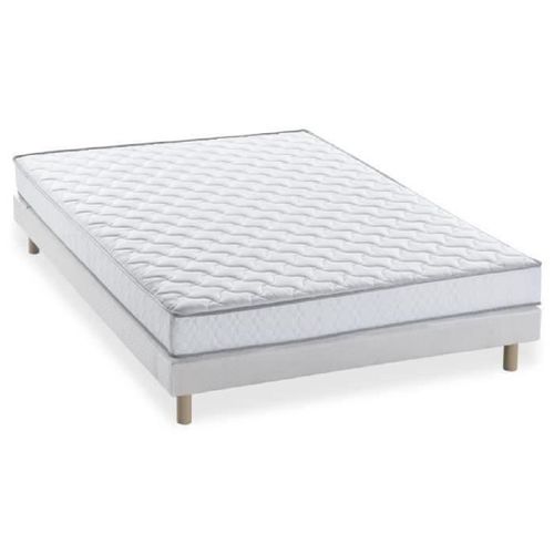 Ensemble matelas mousse mémoire de forme + sommier 160 x 200 - Confort ferme - Epaisseur 14 cm - Hypoallergénique - FINLANDEK Koysi - Photo n°3; ?>