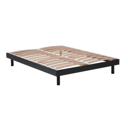 Ensemble matelas + sommier 140 x 190 - Ressorts et mémoire de forme - 27 cm - Équilibré - CARLTON - Photo n°3; ?>