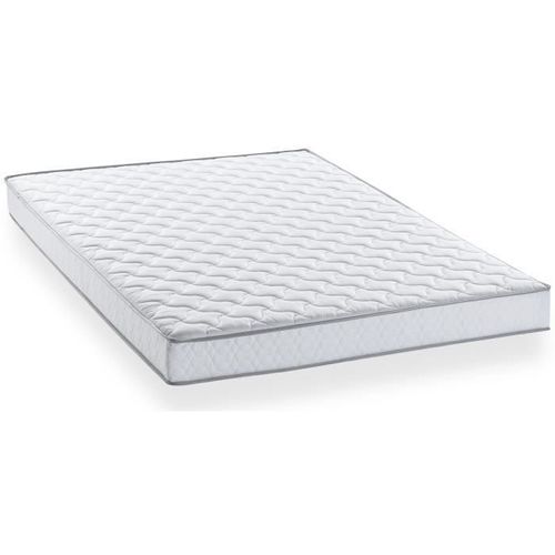 Ensemble matelas + sommier KOYSI 140 x 190 - 5 zones et mémoire de forme - 14 cm - Ferme - DEKO DREAM - Photo n°2; ?>