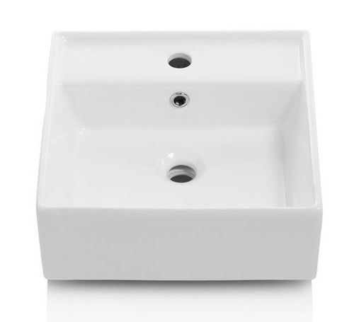 Ensemble meuble de salle de bain 1 tiroir blanc mat avec étagère et miroir à LED Teph L 140 cm - Photo n°2; ?>