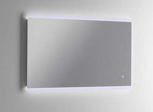 Ensemble meuble de salle de bain 1 tiroir bois clair et miroir à LED Teph L 100 cm - Photo n°3; ?>