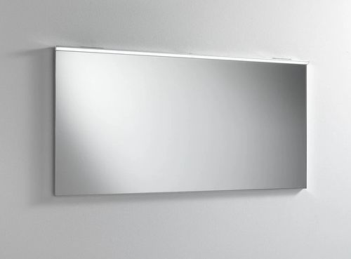 Ensemble meuble de salle de bain 2 tiroirs bois blanc et miroir à LED Malo L 120 cm - Photo n°3; ?>