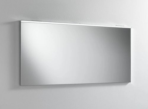 Ensemble meuble de salle de bain 2 tiroirs bois effet béton et miroir à LED Malo L 120 cm - Photo n°3; ?>