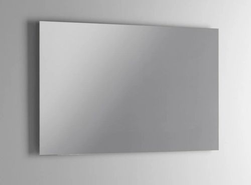 Ensemble meuble de salle de bain 2 tiroirs gris clair et miroir à LED Mola L 100 cm - Photo n°3; ?>