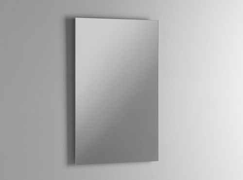 Ensemble meuble de salle de bain 2 tiroirs laqué blanc et gris oxyde et miroir lumineux Lago L 60 cm - Photo n°3; ?>