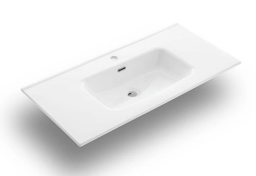 Ensemble meuble de salle de bain 3 tiroirs bois gris et miroir lumineux Malo L 120 cm - Photo n°2; ?>