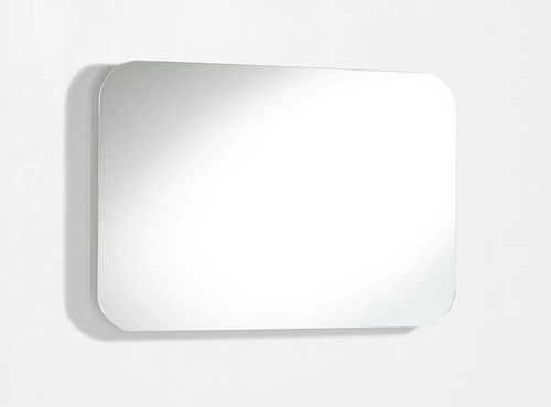 Ensemble meuble de salle de bain 3 tiroirs laqué blanc et effet béton et miroir lumineux Lago L 80 cm - Photo n°3; ?>