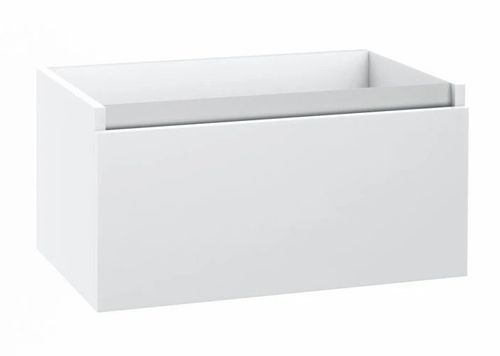 Ensemble meuble de salle de bain blanc 2 tiroirs double vasque et miroir lumineux Teph L 140 cm - Photo n°2; ?>