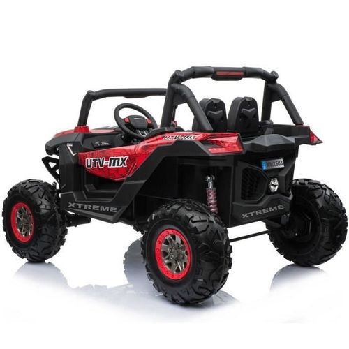 EROAD - Buggy STORM 2 places 4X4 Carbone Rouge 2 places - 12V - Roues gomme - MP3 - Photo n°3; ?>