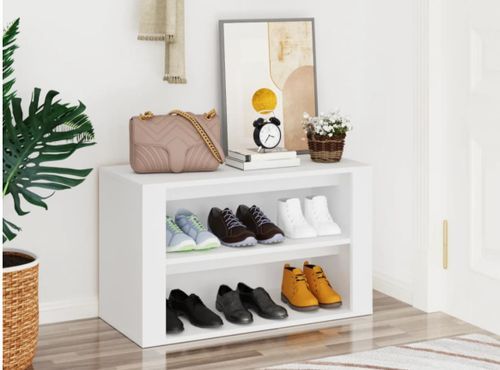 Étagère à chaussures 2 niveaux Padela – Praticité et élégance pour un intérieur bien rangé - Photo n°3; ?>