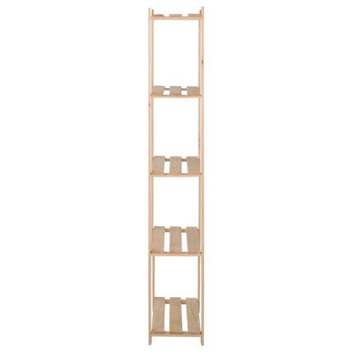 Étagère de stockage 5 niveaux 80x28,5x170 cm Bois de pin massif - Photo n°3; ?>