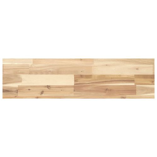 Étagère flottante 100x20x4 cm bois d'acacia massif non traité - Photo n°2; ?>