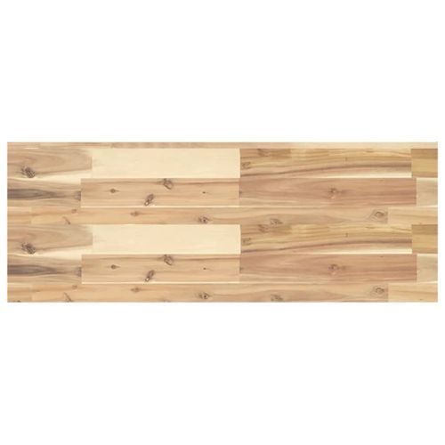 Étagère flottante 100x30x4 cm bois d'acacia massif non traité - Photo n°2; ?>