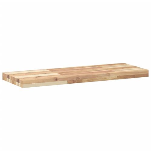 Étagère flottante 100x30x4 cm bois d'acacia massif non traité - Photo n°3; ?>