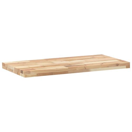 Étagère flottante 100x40x4 cm bois d'acacia massif non traité - Photo n°3; ?>