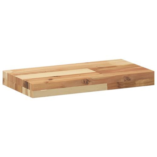 Étagère flottante 40x20x4 cm acacia massif finition à l'huile - Photo n°3; ?>