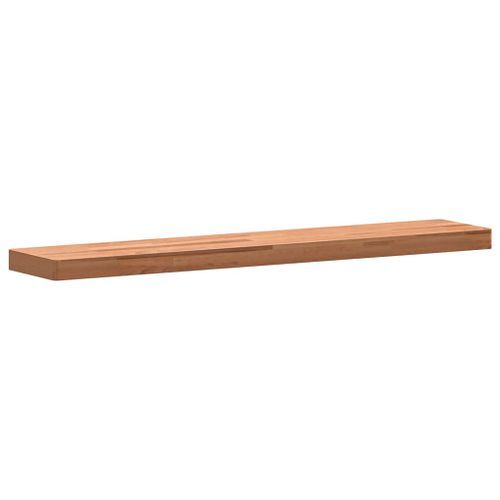 Étagère murale 100x20x4 cm bois massif de hêtre - Photo n°3; ?>