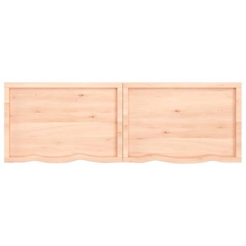 Étagère murale 180x60x(2-4) cm bois de chêne massif non traité - Photo n°3; ?>