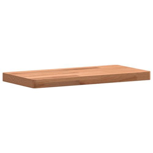 Étagère murale 40x20x2,5 cm bois massif de hêtre - Photo n°3; ?>