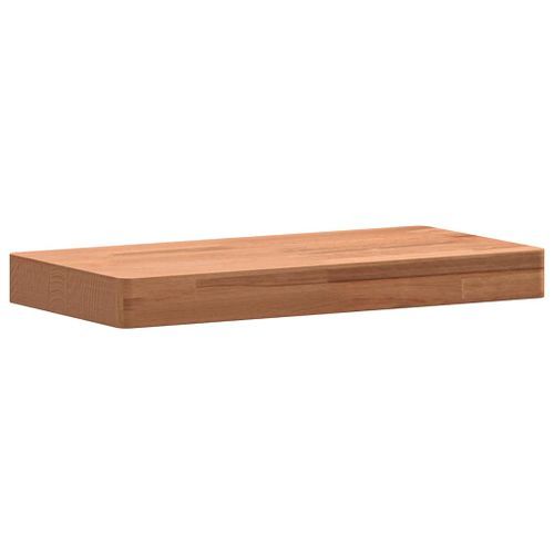 Étagère murale 40x20x4 cm bois massif de hêtre - Photo n°3; ?>