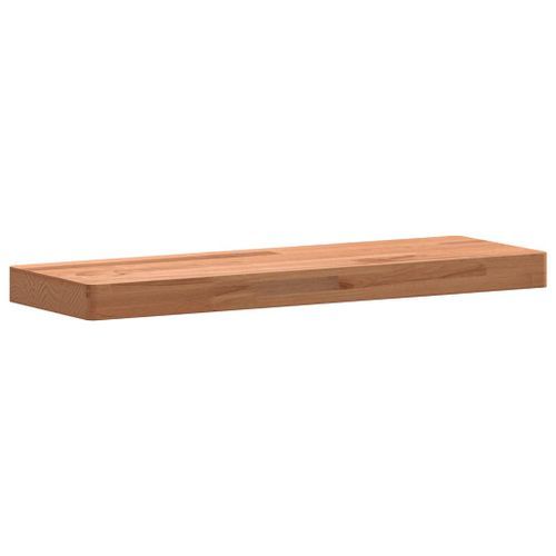 Étagère murale 60x20x4 cm bois massif de hêtre - Photo n°3; ?>