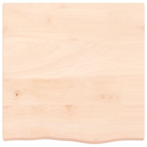 Étagère murale 60x60x(2-6) cm bois de chêne massif non traité - Photo n°3; ?>