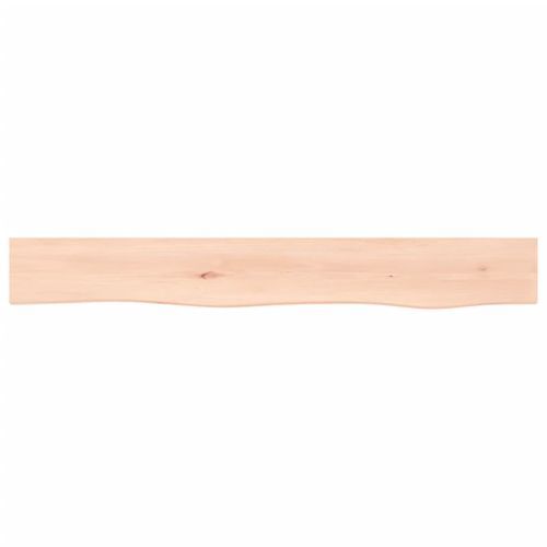 Étagère murale 80x10x4 cm bois de chêne massif non traité - Photo n°3; ?>