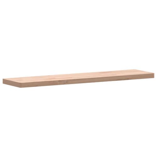 Étagère murale 80x20x2,5 cm bois massif de hêtre - Photo n°3; ?>