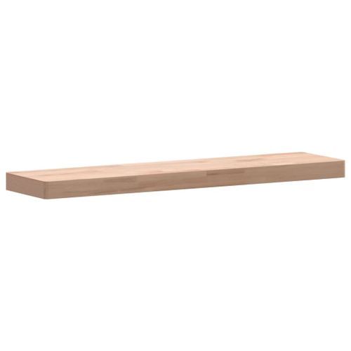 Étagère murale 80x20x4 cm bois massif de hêtre - Photo n°3; ?>