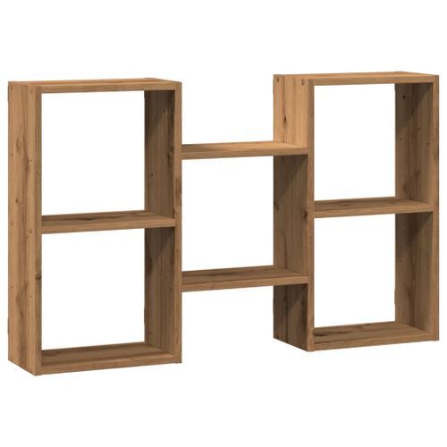 Étagère murale chêne artisanal 96x18x60 cm bois d'ingénierie - Photo n°2; ?>