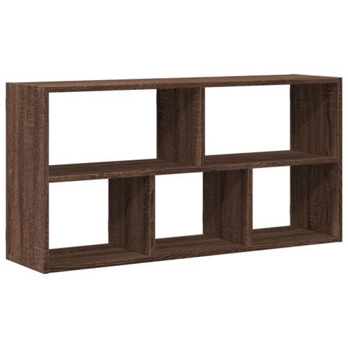 Étagère murale chêne marron 100x25x50 cm bois d'ingénierie - Photo n°2; ?>