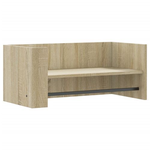 Étagère murale chêne sonoma 70,5x35x30,5 cm bois d'ingénierie - Photo n°2; ?>